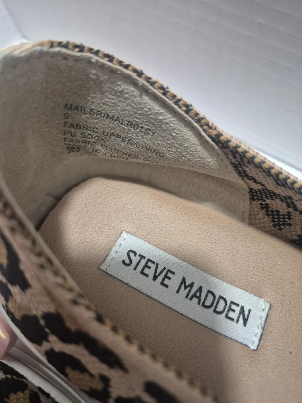 Steve Madden Women's Leopard Print Slip-On Sneakers - Tan/Black